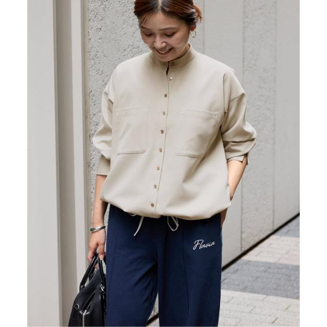 ジャーナルスタンダード（JOURNAL STANDARD）/《追加2》ウーリッシュツイルタックボリュームシャツ