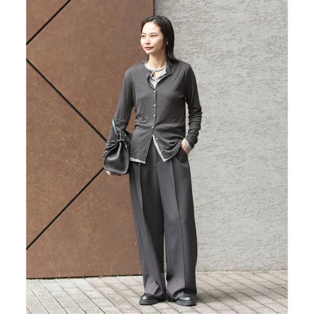 ジャーナルスタンダード（JOURNAL STANDARD）/《追加2》ウールMIX シアークルーネックカーディガン