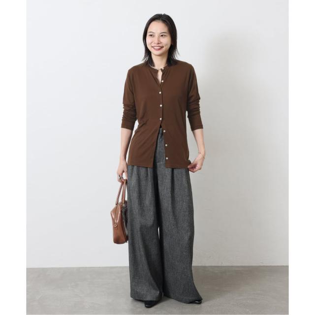 ジャーナルスタンダード（JOURNAL STANDARD）/《追加2》ウールMIX シアークルーネックカーディガン