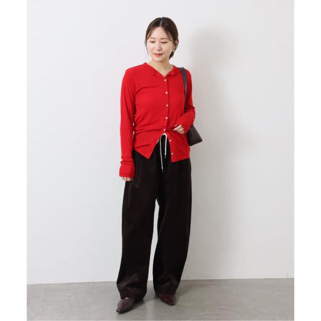 ジャーナルスタンダード（JOURNAL STANDARD）/《追加2》ウールMIX シアークルーネックカーディガン