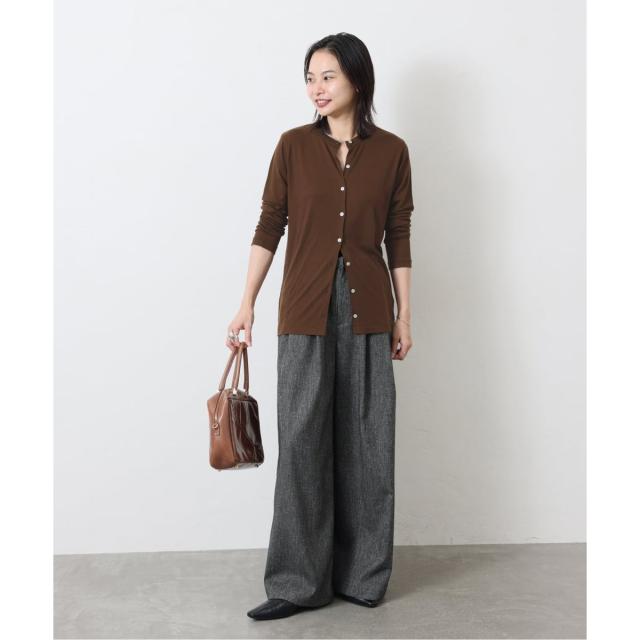 ジャーナルスタンダード（JOURNAL STANDARD）/《追加2》ウールMIX シアークルーネックカーディガン