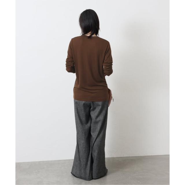 ジャーナルスタンダード（JOURNAL STANDARD）/《追加2》ウールMIX シアークルーネックカーディガン