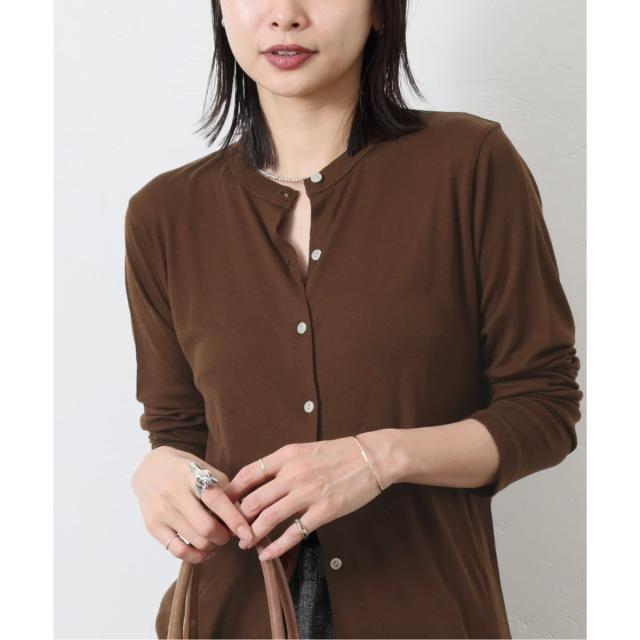 ジャーナルスタンダード（JOURNAL STANDARD）/《追加2》ウールMIX シアークルーネックカーディガン