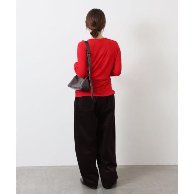 ジャーナルスタンダード（JOURNAL STANDARD）/《追加2》ウールMIX シアークルーネックカーディガン