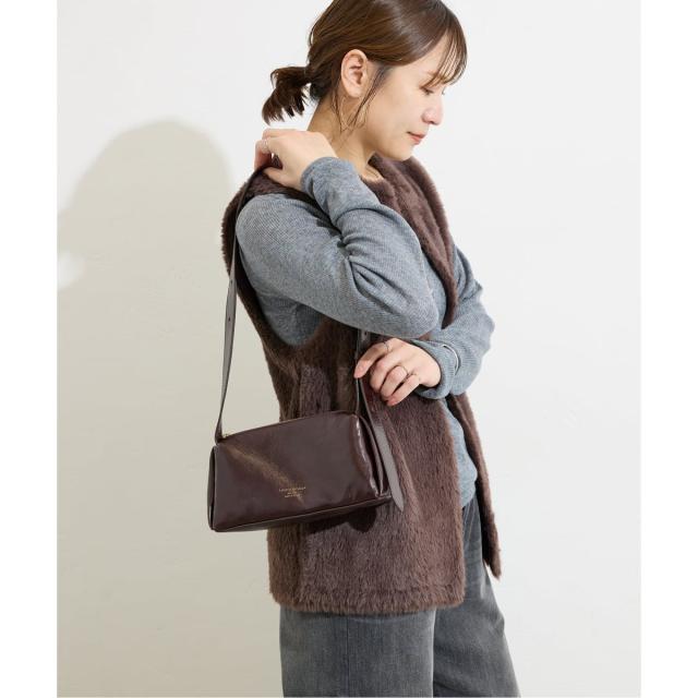 ジャーナルスタンダード（JOURNAL STANDARD）/《追加2》ダブルフェイスフェザークルーネックベスト