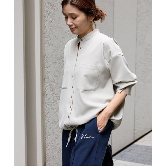 ジャーナルスタンダード（JOURNAL STANDARD）/《追加3》ウーリッシュツイルタックボリュームシャツ