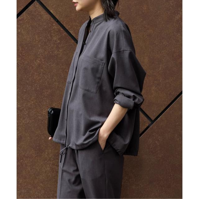 ジャーナルスタンダード（JOURNAL STANDARD）/《追加3》ウーリッシュツイルタックボリュームシャツ