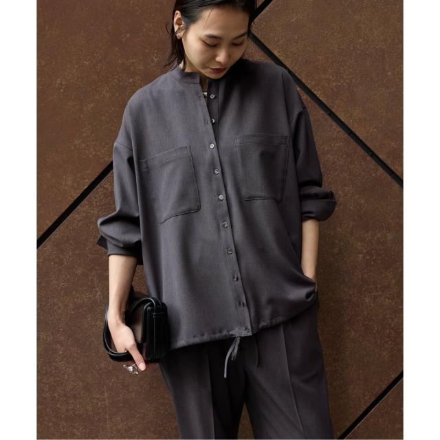 ジャーナルスタンダード（JOURNAL STANDARD）/《追加3》ウーリッシュツイルタックボリュームシャツ