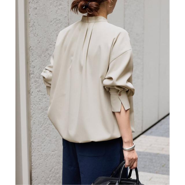 ジャーナルスタンダード（JOURNAL STANDARD）/《追加3》ウーリッシュツイルタックボリュームシャツ