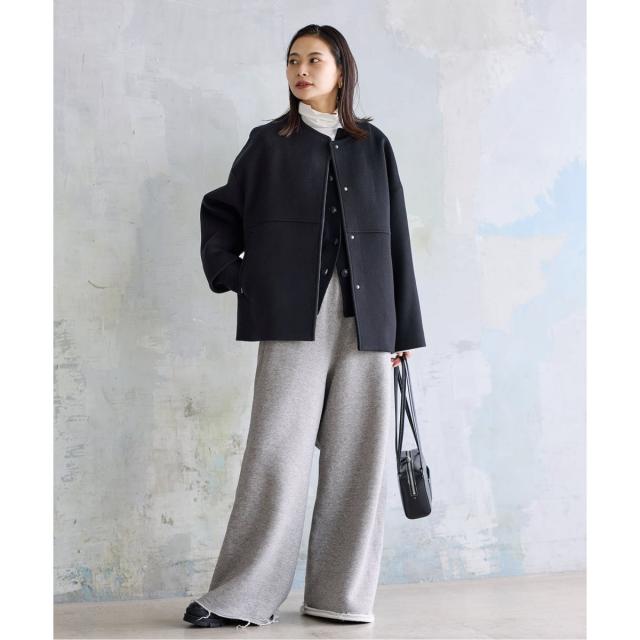 ジャーナルスタンダード（JOURNAL STANDARD）/《追加3》スーパー140ビーバーノーカラーショートコート