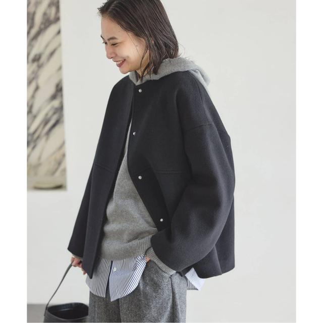 ジャーナルスタンダード（JOURNAL STANDARD）/《追加3》スーパー140ビーバーノーカラーショートコート