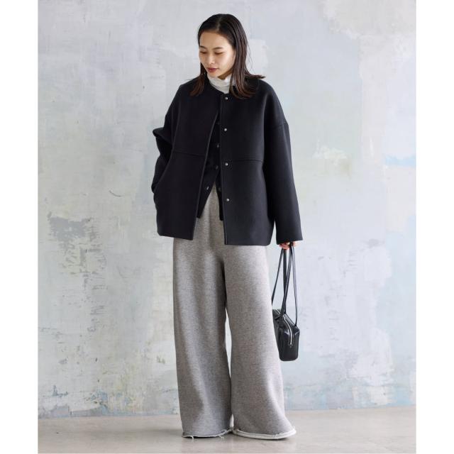 ジャーナルスタンダード（JOURNAL STANDARD）/《追加3》スーパー140ビーバーノーカラーショートコート