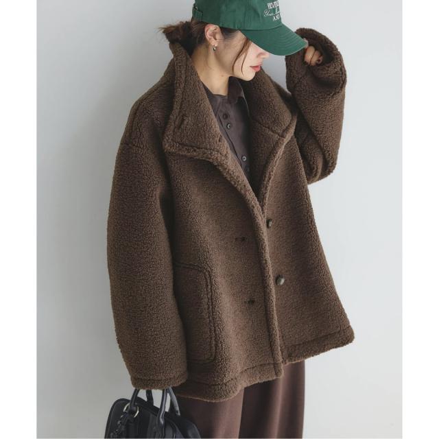 ジャーナルスタンダード（JOURNAL STANDARD）/《追加2》エコファーショートブルゾン