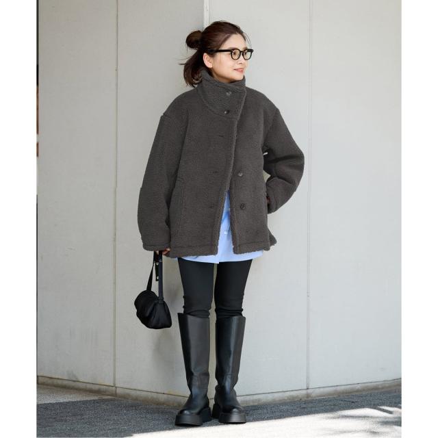 ジャーナルスタンダード（JOURNAL STANDARD）/《追加2》エコファーショートブルゾン