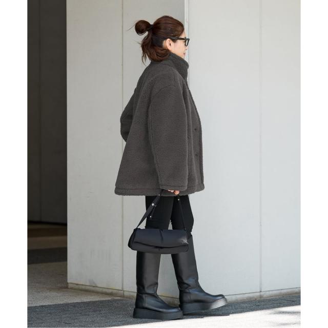 ジャーナルスタンダード（JOURNAL STANDARD）/《追加2》エコファーショートブルゾン