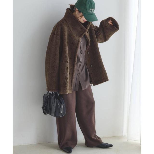 ジャーナルスタンダード（JOURNAL STANDARD）/《追加2》エコファーショートブルゾン