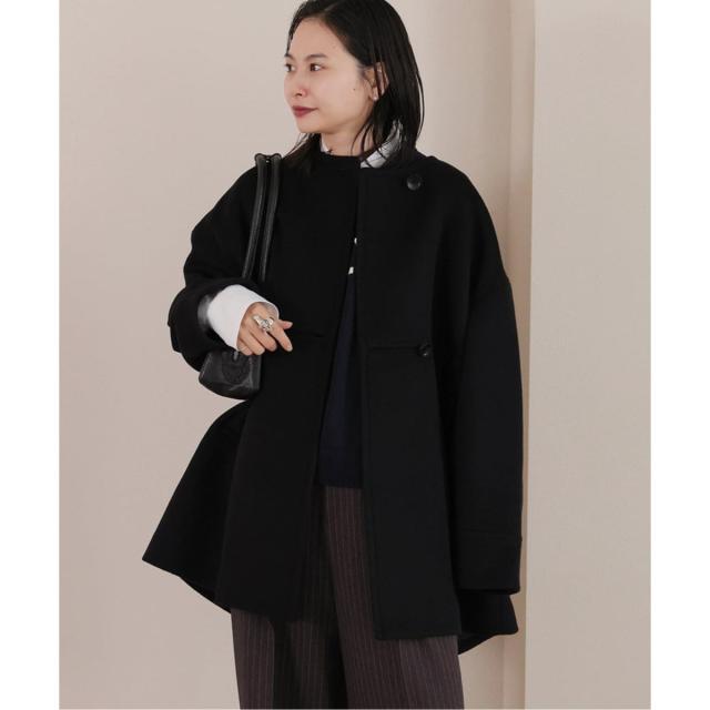 ジャーナルスタンダード（JOURNAL STANDARD）/《追加2》スーパー140ビーバーノーカラーミドルコート