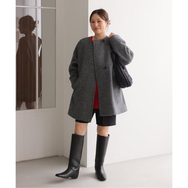 ジャーナルスタンダード（JOURNAL STANDARD）/《追加2》スーパー140ビーバーノーカラーミドルコート