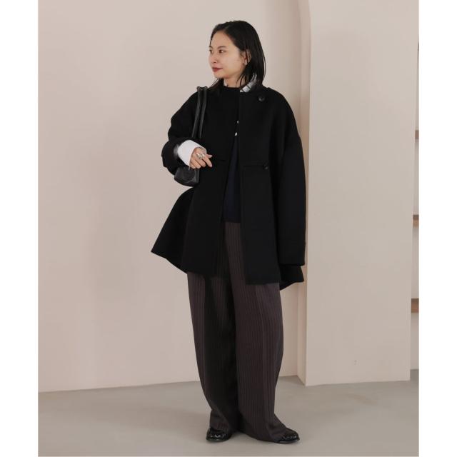 ジャーナルスタンダード（JOURNAL STANDARD）/《追加2》スーパー140ビーバーノーカラーミドルコート