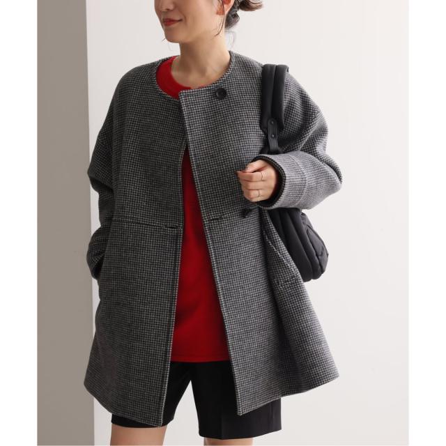 ジャーナルスタンダード（JOURNAL STANDARD）/《追加2》スーパー140ビーバーノーカラーミドルコート