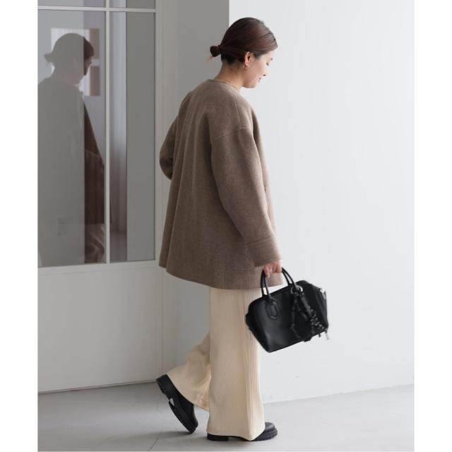 ジャーナルスタンダード（JOURNAL STANDARD）/《追加2》スーパー140ビーバーノーカラーミドルコート