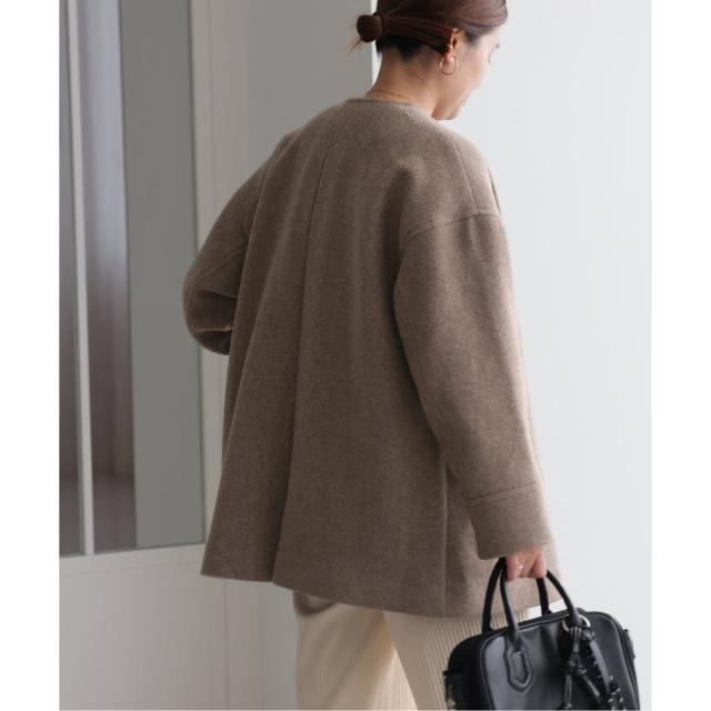 ジャーナルスタンダード（JOURNAL STANDARD）/《追加2》スーパー140ビーバーノーカラーミドルコート