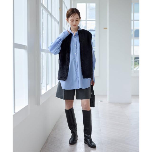 ジャーナルスタンダード（JOURNAL STANDARD）/《WEB限定追加3》ダブルフェイスフェザークルーネックベスト