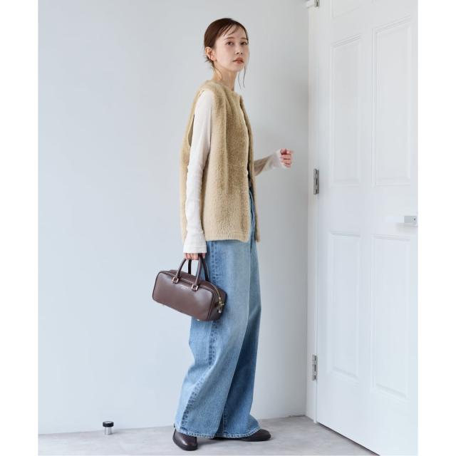 ジャーナルスタンダード（JOURNAL STANDARD）/《WEB限定追加3》ダブルフェイスフェザークルーネックベスト