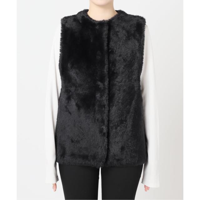 ジャーナルスタンダード（JOURNAL STANDARD）/《WEB限定追加3》ダブルフェイスフェザークルーネックベスト