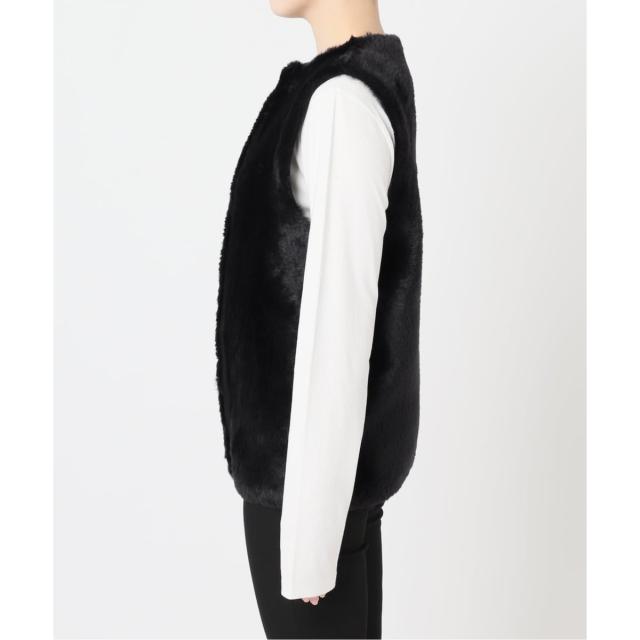 ジャーナルスタンダード（JOURNAL STANDARD）/《WEB限定追加3》ダブルフェイスフェザークルーネックベスト