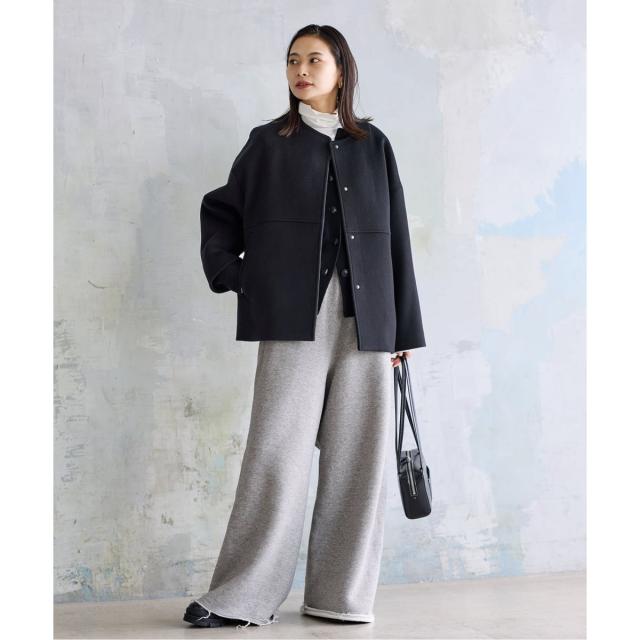 ジャーナルスタンダード（JOURNAL STANDARD）/《追加4》スーパー140ビーバーノーカラーショートコート