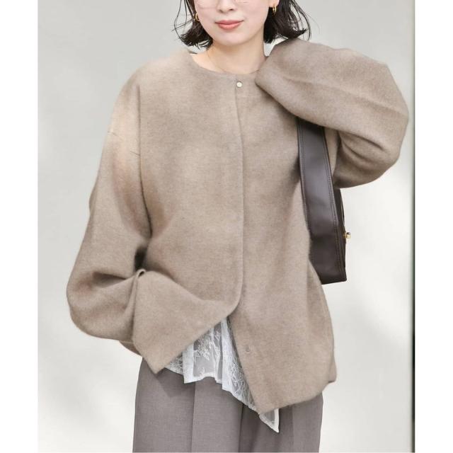 ジャーナルスタンダード（JOURNAL STANDARD）/《追加2》ダブルフェイスコクーンニットジャケット