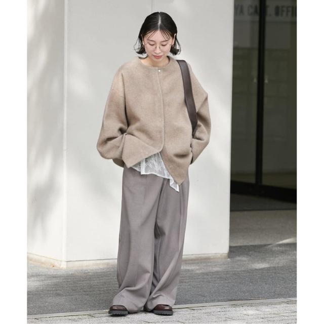 ジャーナルスタンダード（JOURNAL STANDARD）/《追加2》ダブルフェイスコクーンニットジャケット