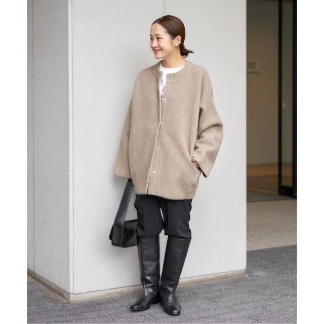 ジャーナルスタンダード（JOURNAL STANDARD）/《追加2》ダブルフェイスコクーンニットジャケット