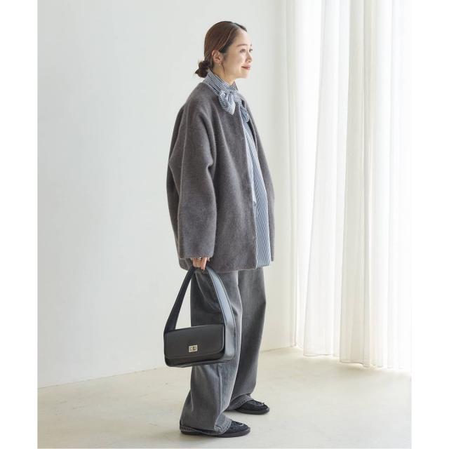 ジャーナルスタンダード（JOURNAL STANDARD）/《追加2》ダブルフェイスコクーンニットジャケット