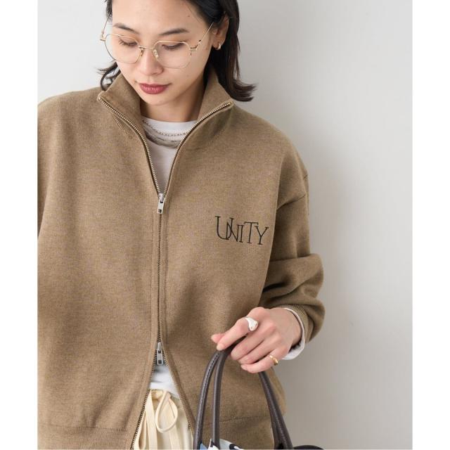 ジャーナルスタンダード（JOURNAL STANDARD）/《予約》バックロゴダブルジップカーディガン