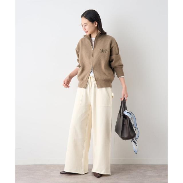 ジャーナルスタンダード（JOURNAL STANDARD）/《予約》バックロゴダブルジップカーディガン