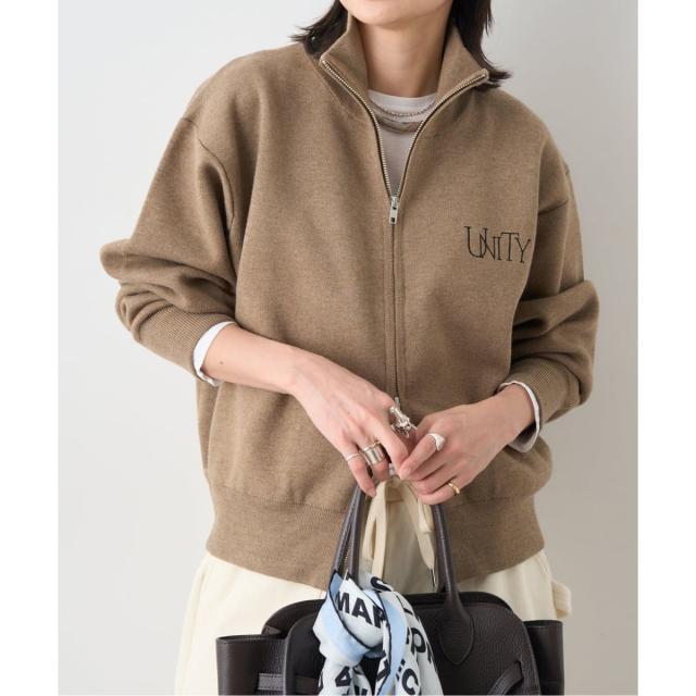 ジャーナルスタンダード（JOURNAL STANDARD）/《予約》バックロゴダブルジップカーディガン