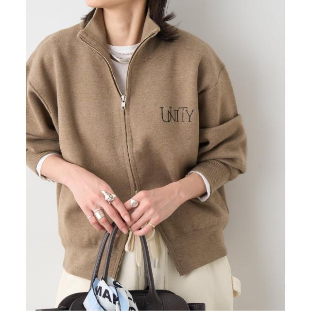 ジャーナルスタンダード（JOURNAL STANDARD）/《予約》バックロゴダブルジップカーディガン