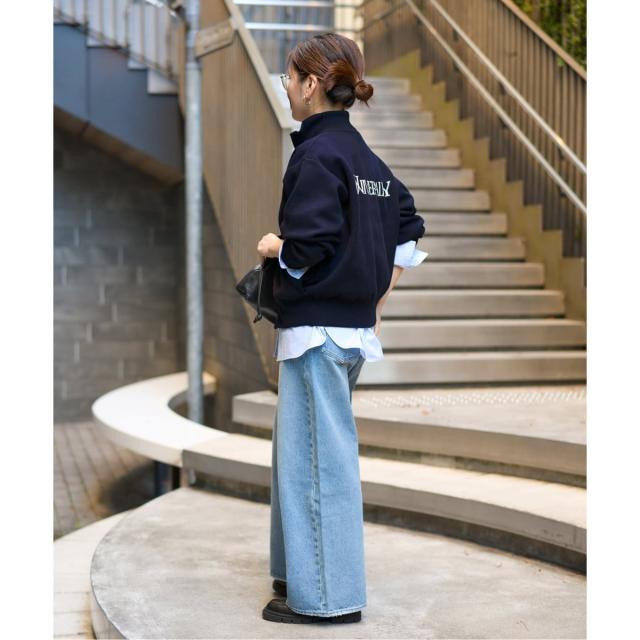 ジャーナルスタンダード（JOURNAL STANDARD）/《予約》バックロゴダブルジップカーディガン