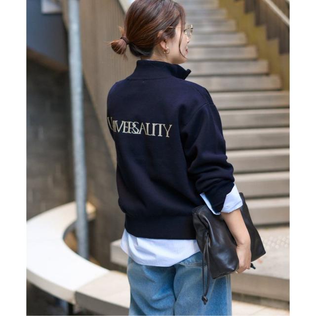 ジャーナルスタンダード（JOURNAL STANDARD）/《予約》バックロゴダブルジップカーディガン