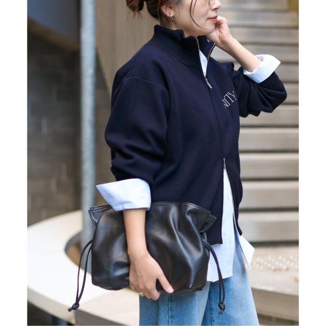 ジャーナルスタンダード（JOURNAL STANDARD）/《予約》バックロゴダブルジップカーディガン