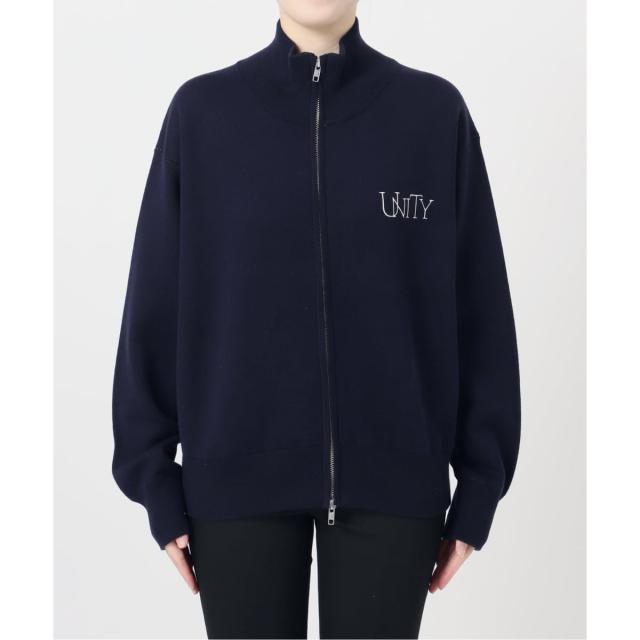 ジャーナルスタンダード（JOURNAL STANDARD）/《予約》バックロゴダブルジップカーディガン