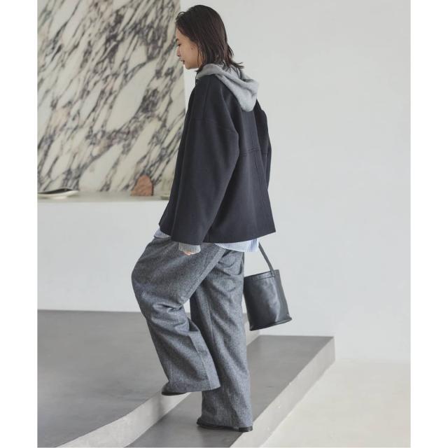 ジャーナルスタンダード（JOURNAL STANDARD）/《追加予約5》スーパー140ビーバーノーカラーショートコート