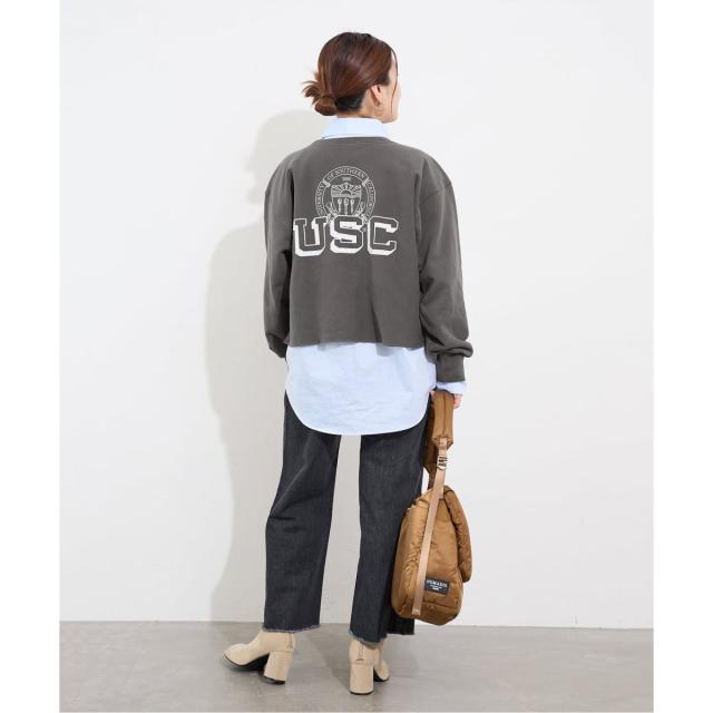 ジャーナルスタンダード（JOURNAL STANDARD）/《予約》JS カレッジ クロップドスウェット