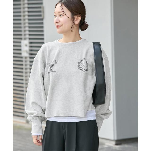 ジャーナルスタンダード（JOURNAL STANDARD）/《予約》JS カレッジ クロップドスウェット