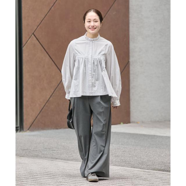 ジャーナルスタンダード（JOURNAL STANDARD）/《予約》コードストライプ Aライン ブラウス