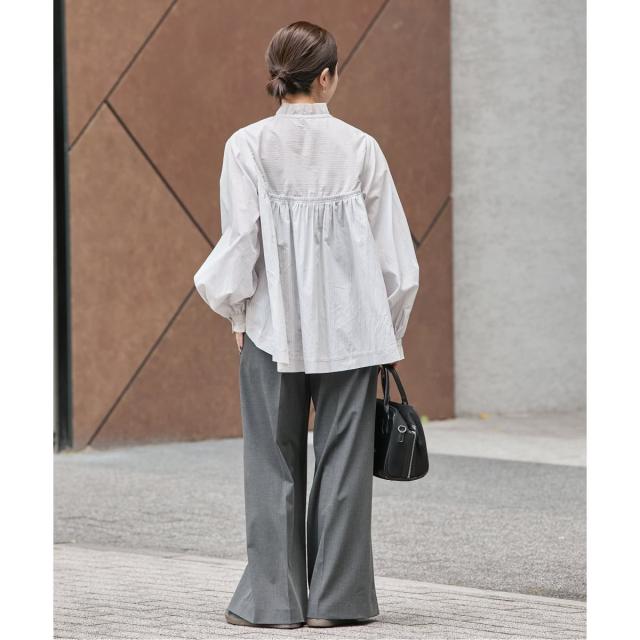 ジャーナルスタンダード（JOURNAL STANDARD）/《予約》コードストライプ Aライン ブラウス