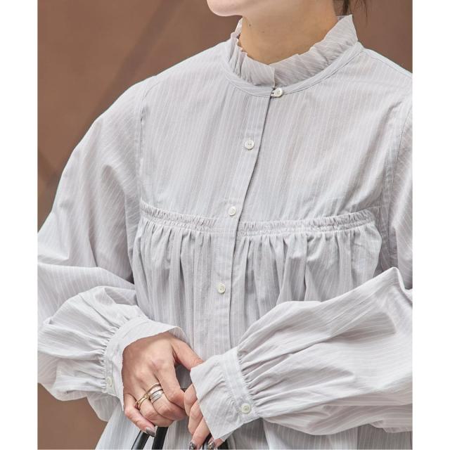 ジャーナルスタンダード（JOURNAL STANDARD）/《予約》コードストライプ Aライン ブラウス