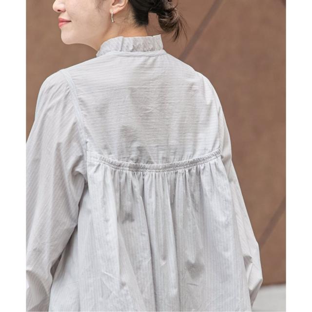 ジャーナルスタンダード（JOURNAL STANDARD）/《予約》コードストライプ Aライン ブラウス